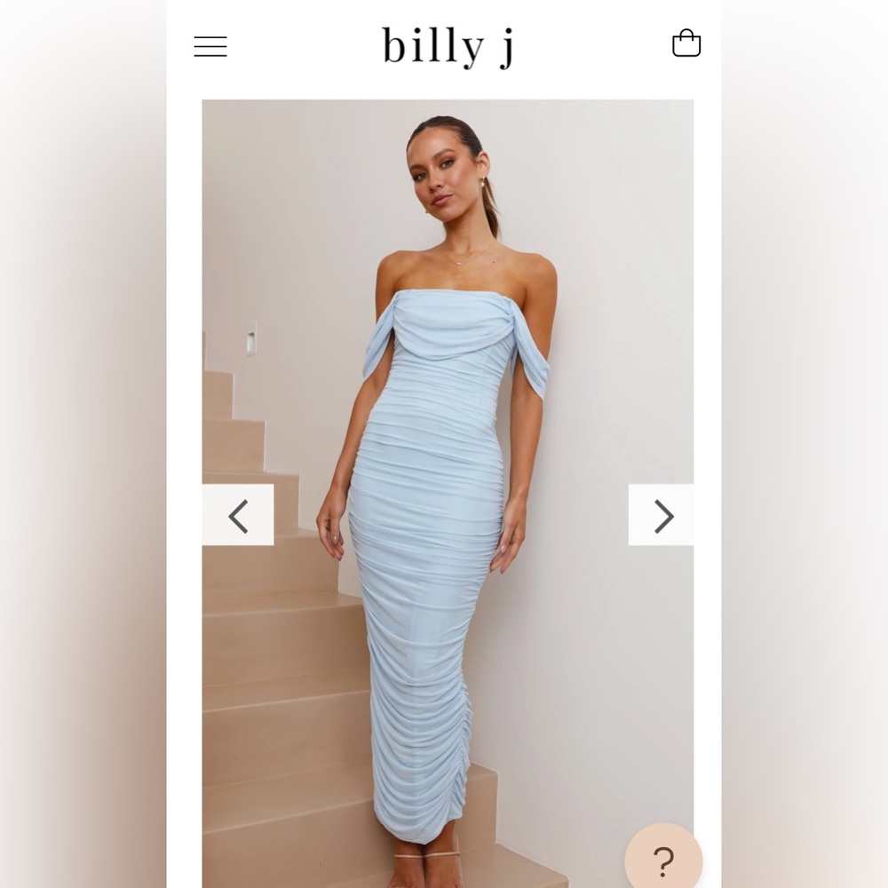 Billy J Kylie Maxi Dress - Blue - AU6